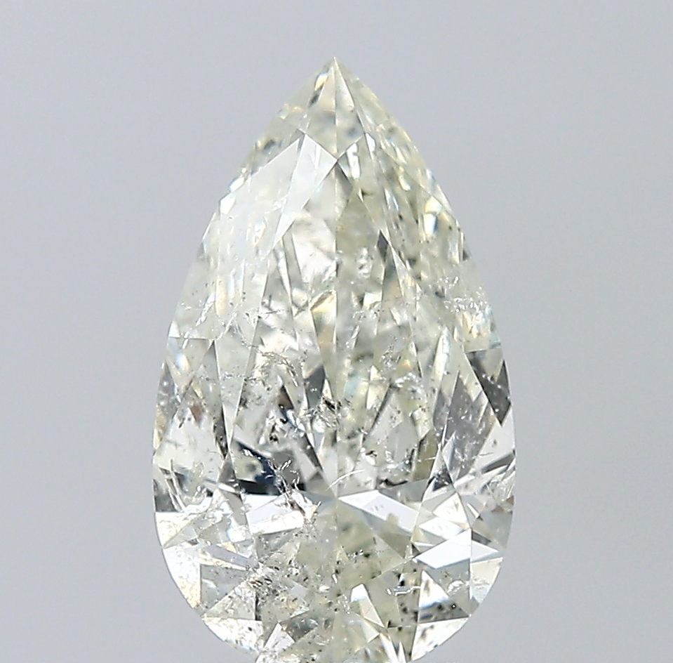 3.02ct Pear Diamond